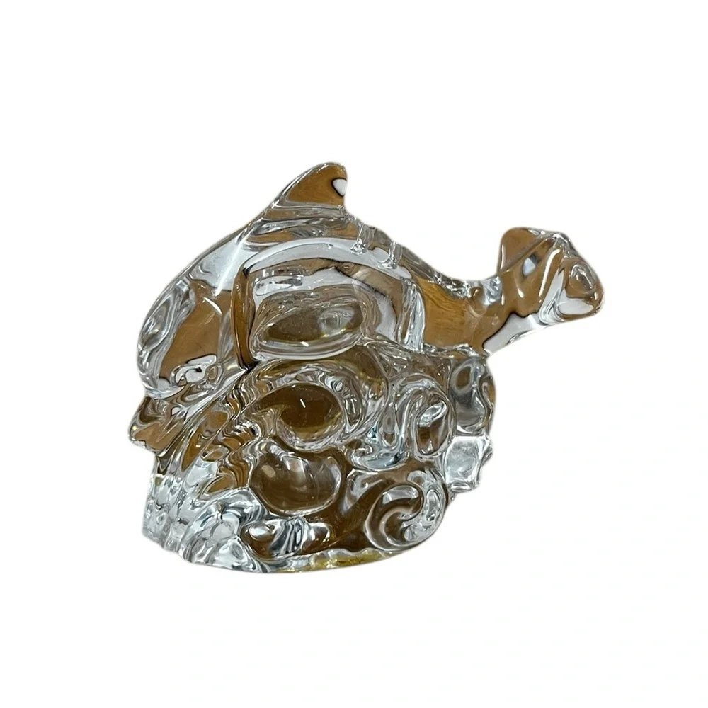 Vintage Lenox Crystal Dolphin Shaker Small Single Dolphin Figurine